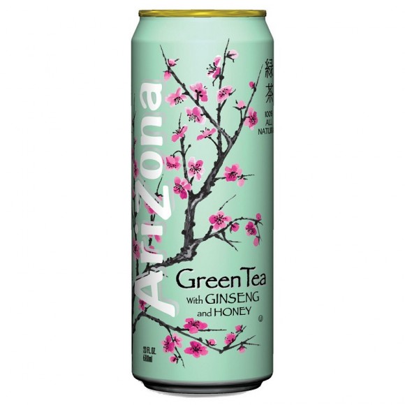 Чай Arizona Green Tea with ginseng and honey 0,68