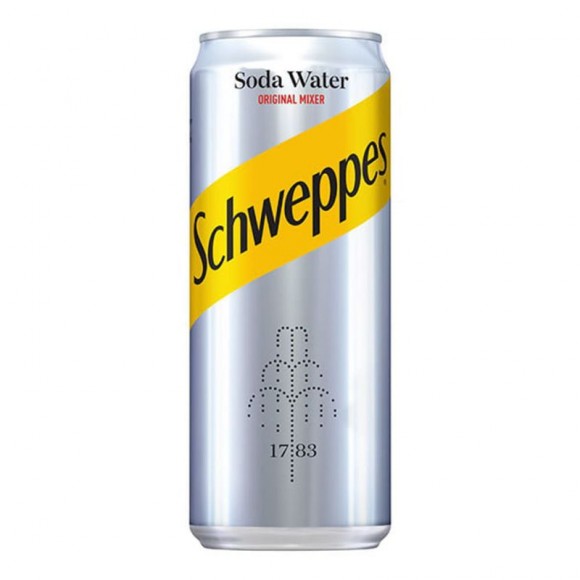 Напиток Schweppes Soda Water 0,33