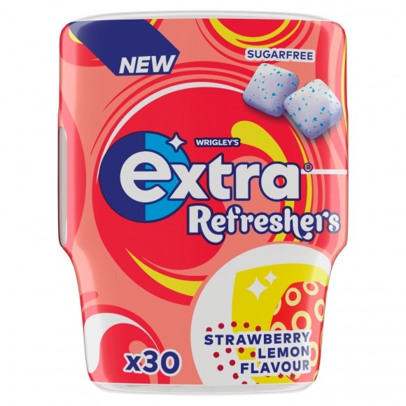 Wrigley's Extra Refreshers Strawberry Lemon банка