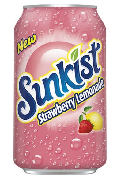 Напиток Sunkist Strawberry 0,355