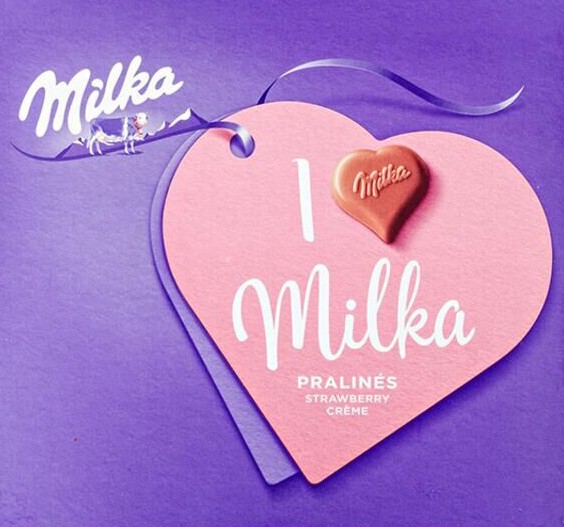 Конфеты I Love Milka Strawberry