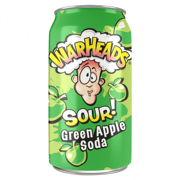 Напиток WarHeads Sour Green Apple Soda