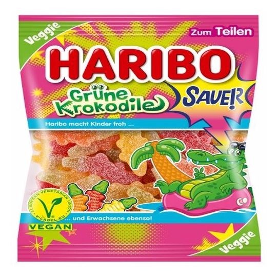 Haribo Мармелад Grune Krokodile 175г