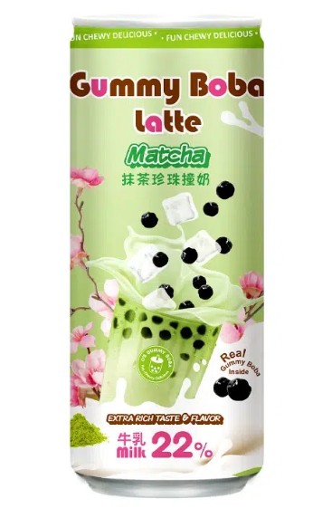 O's Bubble Gummy Boba Latte 0,47 Matcha