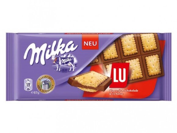 Шоколад Milka Lu 87г