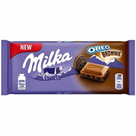 Шоколад Milka Oreo Brownie 100г