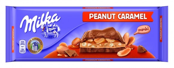 Шоколад Milka Peanut Caramel Chocolate 276г