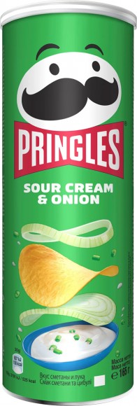 Чипсы Pringles Sour Cream & Onion 165г