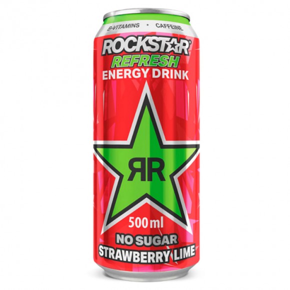 Напиток Rockstar Клубника Лайм 0,5