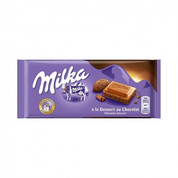 Шоколад Milka Dessert Au Chocolate 100г