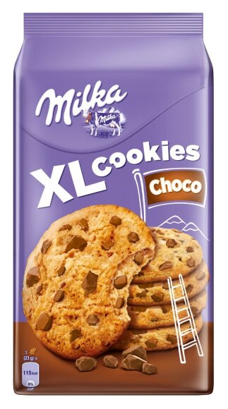 Печенье Milka XL Chocolate Cookies 184гр