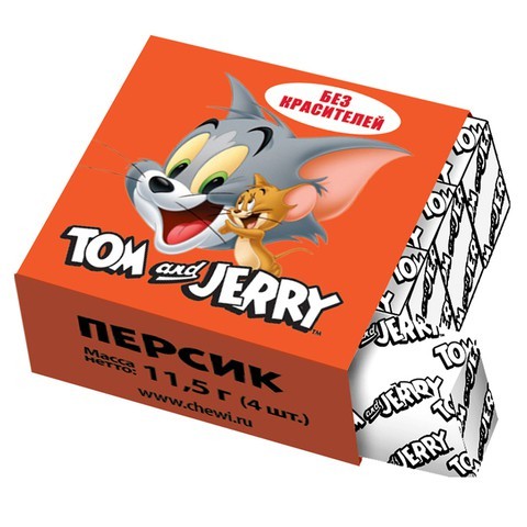 Жев. конфеты Tom&Jerry Персик 11,5г