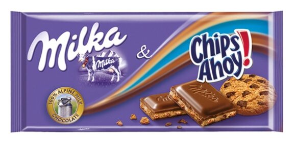 Шоколад Milka Chips Ahoy Chocolate 100г
