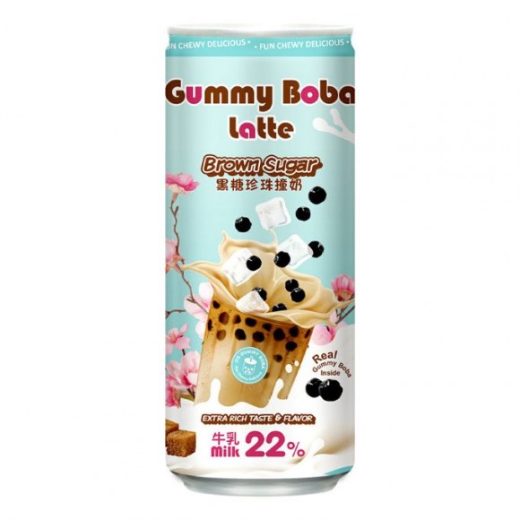 O's Bubble Gummy Boba Latte 0,47 Brown Sugar