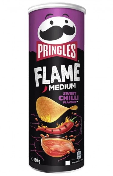Чипсы Pringles Flame Сладкий Чили 160г