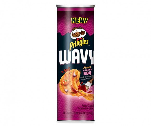 Чипсы Pringles 137г Вэйви с соусом острого барбекю