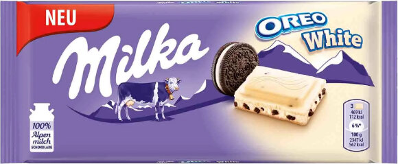 Шоколад Milka Oreo White 100г